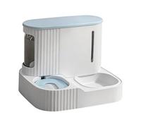 Automatic Cat Feeder - 30.8x25.8cm Automatic Pet Feeder, Convenient Cleaning | ABS Dog Water Dispenser with Ease, Pet Food Bowl for Kitten Puppy Home Indoor Vacation Feeding Watering