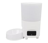 Automatic Cat Feeder, 3L Automatic Cat Food Dispenser Remote Control Timed Cat Feeders for Dry Food, Automatic Dog Feeder, Cat Dry Food Dispenser for Indoor Home (White WiFi