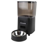 Automatic Cat Feeder, 5L Timed Pet Dry Food Dispenser Cat Feeder with Button Control, Feeder Bowl, Smart Cat Feeders Feeding Meals for Indoor Cats and Small Dogs (Single Bowl)
