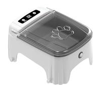 Automatic Cat Feeder, Auto Pet Dispenser, Dry Food Pet Feeder, Automatic Pet Food Bowl, Pets Feeding Solution Automatic for Small Dog and Cat, Gray, Pink, 2000mAh, ABS