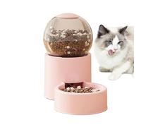 Automatic Cat Feeder, Auto Water Dispenser, Double Function for Pet Feeding, Travel Friendly Food Station, Household Care Accessory, Living Room Home Vacation Weekend Trip Patio Yard