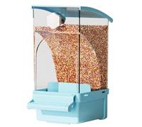 automatic cat feeder， Automatic Bird Feeder for Cage, Pet Supplies for Cockatiels, Parrots, Cockatoos, Canaries, Parakeets, Conures, Parrot(Blue)