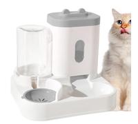 Automatic Cat Feeder - Automatic Cat Feeder, Water Supply Bowl for Dogs | Automatic Cat Feeder Water Dispenser Cat Bowl Pet Supplies, Dog Feeder Box for Small and Medium Dogs and Cats Made of Safe and