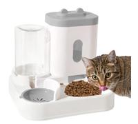 Automatic Cat Feeder - Automatic Feeder | Cat Food Dispensers | Ccat Foods Dispensers Cats Feeders with Stainless Steel Bowl, Ccat Food Dispenser, Dog Foodd Dispenser for Cats