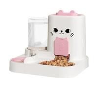 Automatic Cat Feeder - Cat Food Feeder, Water Dispenser | Large Capacity Feeding Bowls, Indoor Leakage Dry Food Dispenser, Station d