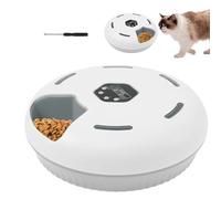 Automatic Cat Feeder Cordless Automatic Cat Food Dispenser for Wet Moist Food with 2 Ice Packs Rechargeable Auto Feeder for Cats Small Dogs Timed Feeding Feeder for Home