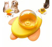 Automatic Cat Feeder, Interactive Pet Feeder, Slow Feed Puzzle Toy, Rocket Design, Non Slip Base, Dog Feeder for Home, Training, Travel, Enjoy Slow Feeding Fun