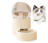 Automatic Cat Feeder - Programmable Timed Pet Food Dispenser for Dry Kibble | Bowl Stainless Steel Portion Control Timer Voice Reminder Home Feeding Station Indoor Use 10.24x6.3x5.51 in