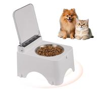 Automatic Cat Feeder,Smart Auto Pet Feeder for Cats & Dogs with Infrared Sensor Cover,Food Dispenser with Removable Bowl for Wet Dry Food,2000mAh Rechargeable Moisture Proof Automatic Pet Feeder