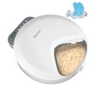 Automatic Cat Feeder Wet Food, 4 Meal Cordless Automatic Pet Feeder, Pet Fresh Food Refrigerated Container with 2 Ice Packs, Fresh Cat Food Dispenser, Dry&Wet Food Auto Feeder with Programmable Timer