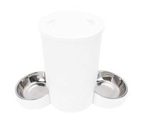 Automatic Cat Feeders, 3L Timed Cat Dry Food Dispenser, Dual Power Supply, Programmable Portion Size, 1 to 6 Meals Per Day, Auto Pet Feeder for Cats and Small Dogs
