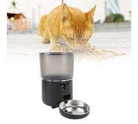 Automatic Cat Feeders, 4L Timed Cat Dry Food Dispenser with Anti Clogging Design, APP Remote Control, Fit for Cats and Small Dogs (22/19/19#13)