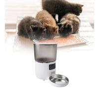 Automatic Cat Feeders, 4L Timed Cat Dry Food Dispenser with Anti Clogging Design, APP Remote Control, Fit for Cats and Small Dogs (22/19/19#17)