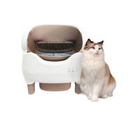 Automatic Cat Litter Box - Hands-Free Electric Poop Shovel, Extra-Large Enclosed Design, Anti-Splash, Odour-Control for Big Cats