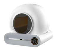 Automatic Cat Litter Tray, Self-Cleaning, 65L Large Capacity with Litter Tray Mat, APP Control, Safety Protection, Odor Removal, Anti-Pinch