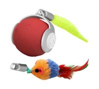 Automatic Cat Rolling Ball - Electric Mobile Toy, Interactive Hunting Activity Sphere Game Tool with Motion Sensor | Fitness Stimulating Diver Aid
