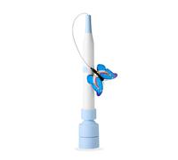 Automatic Cat Teaser Wand with Suction Cup & Flex Wire - Self-Play & Handhe