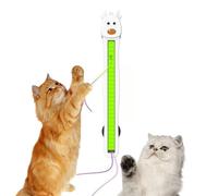 Automatic Cat Toy - 17.72 Inch ABS Flight Rope | Interactive Wall Mounted Play Device - Rechargeable, Adjustable Exercise Toy for Kittens and Adult Cats, The House