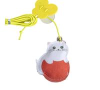 Automatic Cat Toy,Automatic Cat Interactive Toy - Funny Door with Retractable Elastic Rope for Jump Exercise