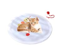 Automatic Cat Toy,Automatic Rolling Ball in Cover - 2 in 1 Catching Game for Pet Indoor Play Exercise Floor Activity Hunting Chasing Enrichment