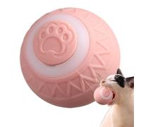 Automatic Cat Toy Ball - Rechargeable Moving Cat Interactive Ball,Smart Cat Teething Ball Reduces Kitten Boredom for Small Medium and Large Cats for Garden