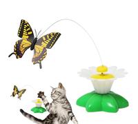 Automatic Cat Toy | Electric Butterfly Bird Kitten Teaser - 360° Rotating Hunting Simulator - for Chasing Exercise Mental Stimulation Hunting Dogs Kittens Indoor Play