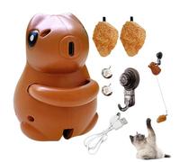 Automatic Cat Toy - Electric Cat Teaser | Intelligent Cat Rope Toy with Interactive Ball for Cats, Toy for Home, Promotes Exercise & Ent