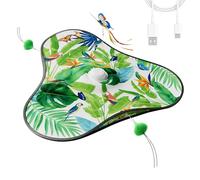 Automatic Cat Toy | Exercise Activity with Hidden Moving Teaser - Rechargeable Toys for Active Cats, for Alone in the Home, Kitchen, Apartment and Bedroom