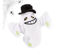 Automatic Cat Toy - Rechargeable Plush Flapping Halloween Ghost Doll for Kitten | Automatic Cat Chewing Toys, Pet Supplies for Small Large Medium