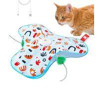 Automatic Cat Toy - Silent Toy with Movement and Hidden Teasers - Stimulating Toys for Cats - For the Home, Living Room, Kitchen, Entrance, Apartment, Corner, Gio Area