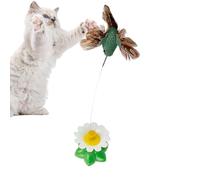 Automatic Cat Toy | Smart Suction Cup Flying Bird with Feathers for Cat - Kitten Enrichment Toy | for Living Room Home Balcony Apartment Boredom Relief
