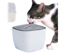 Automatic Cat Water Dispenser - Automatic Water Fountain,Ultra Quiet 2.5L Pet Water Fountain with Smart Light Design for Dogs and Cats Inside