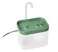 Automatic Cat Water Fountain 51oz 1.5L Silent Cat Water Fountain With Fish Tank Design Water Fountain For Cats Inside Dog Water No/Yes/CHARGE/300g/Plastic/400g/No/cats/No/green