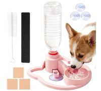 Automatic Cat Waterer Fed Bowl With Suction Cups 630ml PP Material