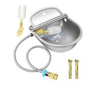 Automatic Cattle Water Bowls, Automatic Animal Water Bowl,Stainless Steel Feeder Bowls For Livestock | Floating Valve Design Cattle Dispenser Container
