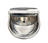 Automatic Cattle Water Bowls Stainless Steel Animal Drinking Bowl with Adjustable Float Valve Drinker for Ox Horses Goats Sheep Cattle Dog Water Bowl