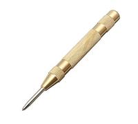 Automatic Center Pin Punch Spring Loaded Strike Tool for Marking Starting Holes Simple Accurate Design Steel Wood Plastic