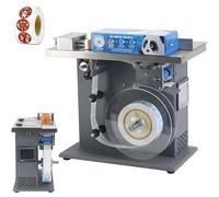 Automatic Centering Label Applicator Machine with PLC Control and Touch Screen, High-Accuracy for Packaging Applications