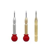 Automatic Centre Punch Automatic Punch Woodworking Metal Drill Adjustable Spring Loaded Automatic Punch Hand Tools(1pc Gold with hat)