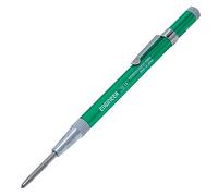 Automatic Centre Punch Spring loaded with pocket clip, Professional-use Tungsten Carbide Tip, ENGINEER TZ-14 Made in Japan. Length 138mm
