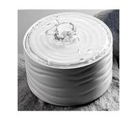 Automatic Ceramic Cat Water Fountain for Pets Indoor 50.73oz/1.5L Super Silent Pet Water Bowl Drinking Dispenser with 7 Replacement Filters(Wei)