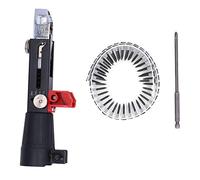 Automatic Chain Nail Adapter, Electric Drill Screw Tightening Equipment, Woodworking Tool for Gypsum Board and Ceiling, Fast Continuous Nailing with Plastic Construction, Includes