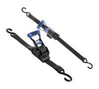 Automatic Chaining Ratchet - Retractable Tie Down Motorcycle Strap, High Strength Nylon Webbing Luggage Securing System | Load Bearing Self Winding Tensioner for Dormitory Home Restaurant Cabinet