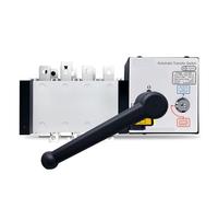 Automatic Changeover Toggle Switch 4P 160A ATS PC Class Dual Power Automatic Transfer Switch Electrical Selector 400V AC Auto or Manual 2 Input 1 Output Lock