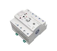 Automatic Changeover Toggle Switch Din Rail ATS L N 220V Small Dual Power Automatic Transfer Electrical Selector Switches Uninterrupted 2P 4P 63A TOQ6(4P)