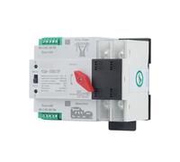 Automatic Changeover Toggle Switch Din Rail ATS YCQ4-100R/2P Dual Power Automatic Transfer Switch Electrical Selector Switches Uninterrupted 63A/100A(100A)