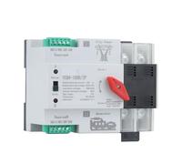Automatic Changeover Toggle Switch YCQ4-100R 2P Single Phase Din Rail ATS 220V Dual Power Automatic Transfer Electrical Selector Switches Uninterrupted(100A)