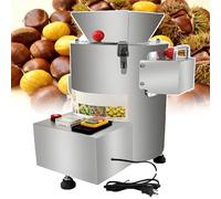 Automatic Chestnut Peeling Machine - Electric Chestnut Peeler 350W Commercial Cracker with Timers & Alloy Blades, Shelling 0-2.5kg/Batch for Home or Business Use