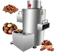 Automatic Chestnut Shelling Machine, Electric Peeler with Stainless Steel Body, Efficient Alloy Blades, 1-3kg Capacity, Dual Power 220V/12V for Nuts