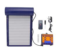 Automatic Chicken Coop Door Light Sensing Timing Remote Control for Breeding Farm 3 in 1 Coop Door (GB Plug)